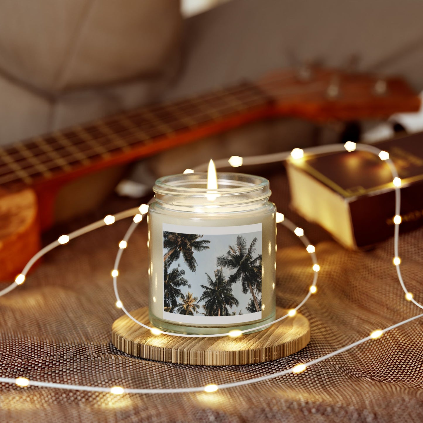 Tropical Oasis Scented Candle - Coconut Apricot Wax (4oz & 9oz)