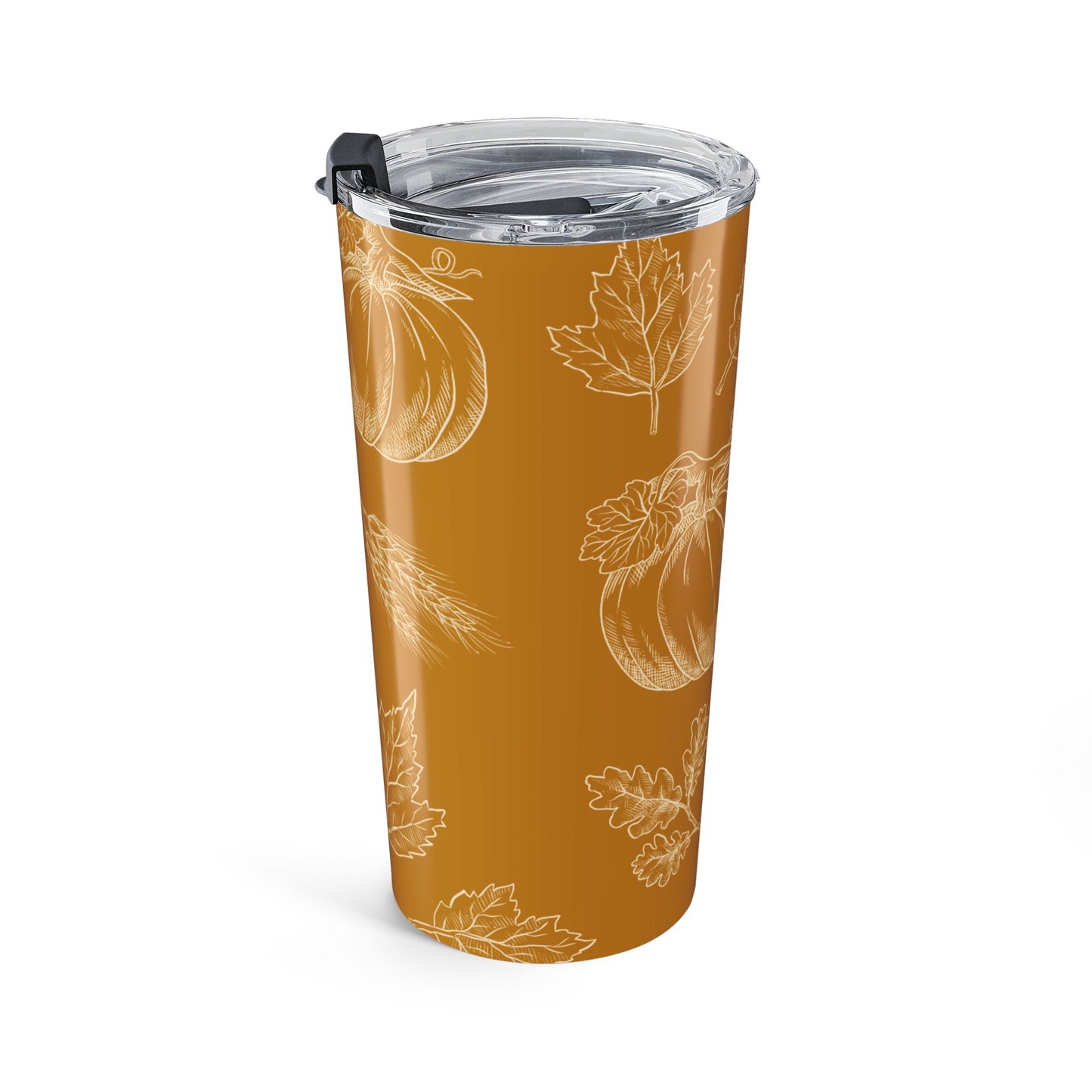 Autumnal Tumbler 20oz, Fall Travel Mug, Pumpkin Decor Cup, Thanksgiving Gift, Rustic Coffee Tumbler, Seasonal Drinkware