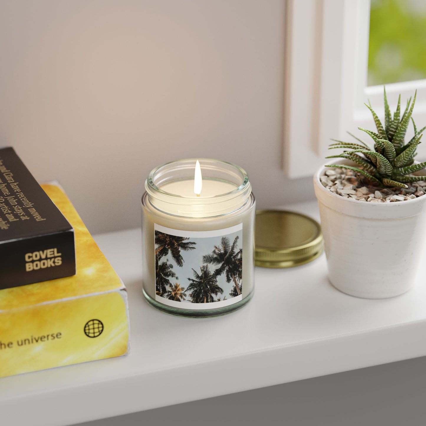 Tropical Oasis Scented Candle - Coconut Apricot Wax (4oz & 9oz)