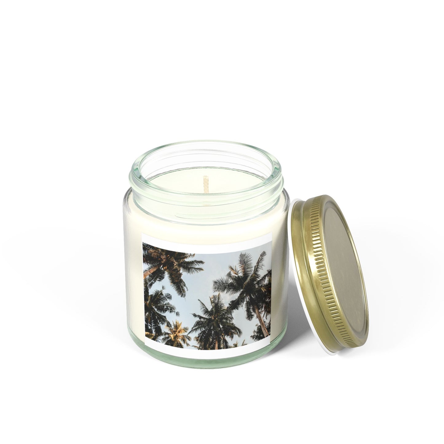 Tropical Oasis Scented Candle - Coconut Apricot Wax (4oz & 9oz)