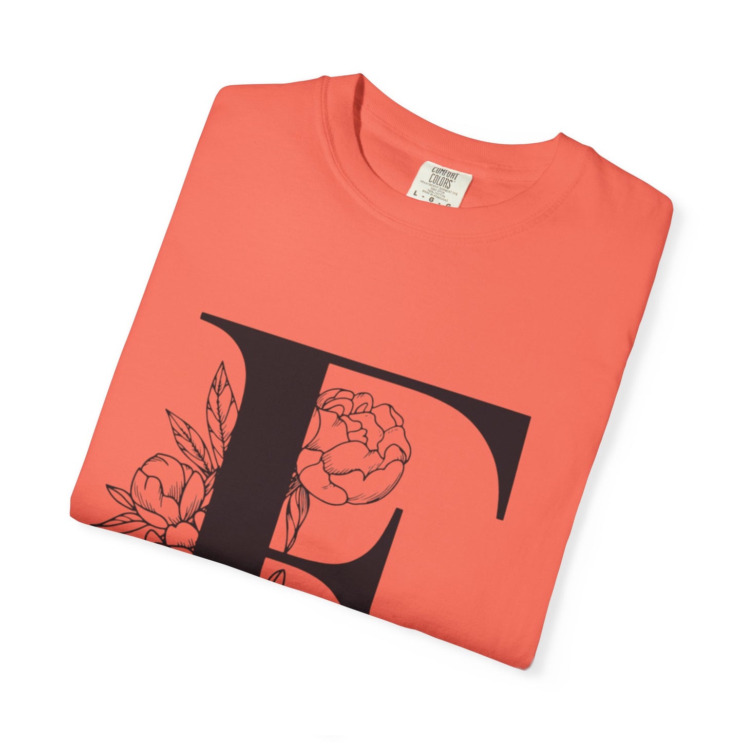 Personalized Floral Initial