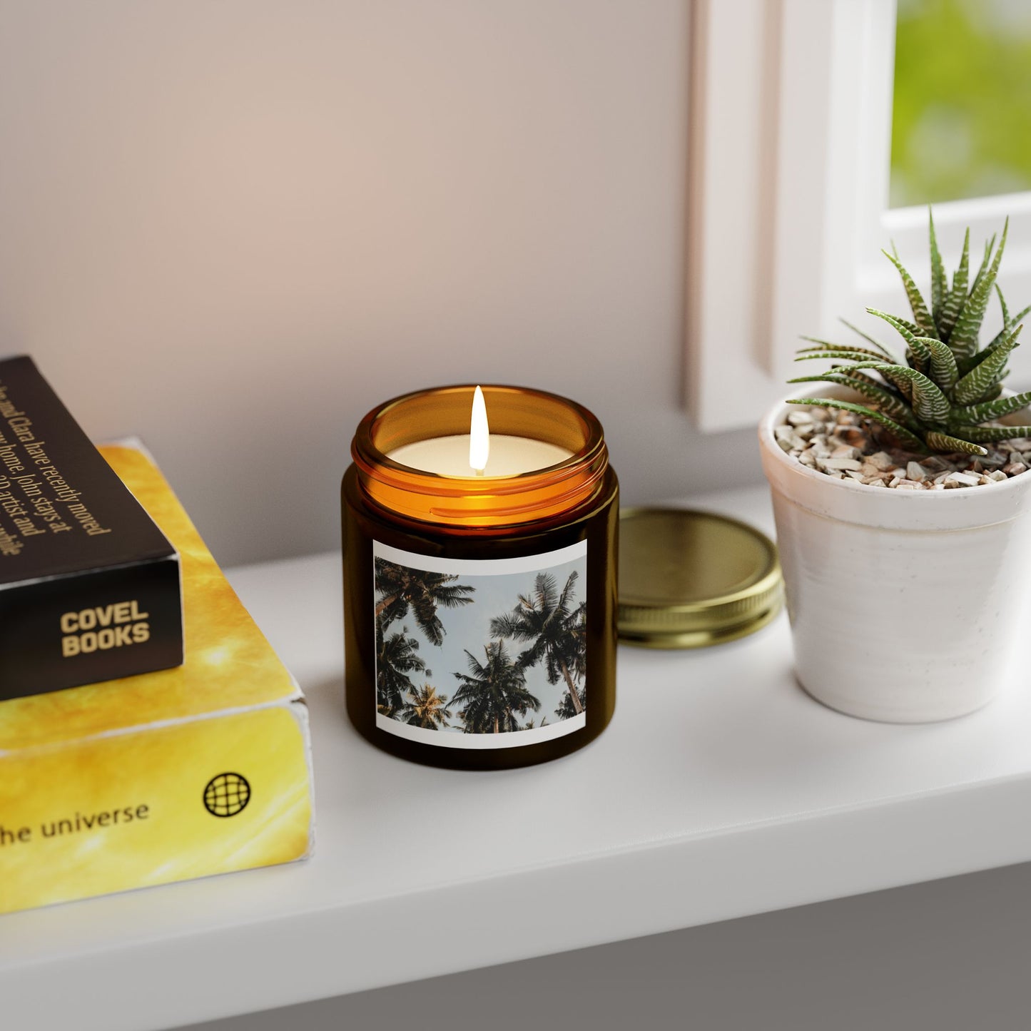 Tropical Oasis Scented Candle - Coconut Apricot Wax (4oz & 9oz)