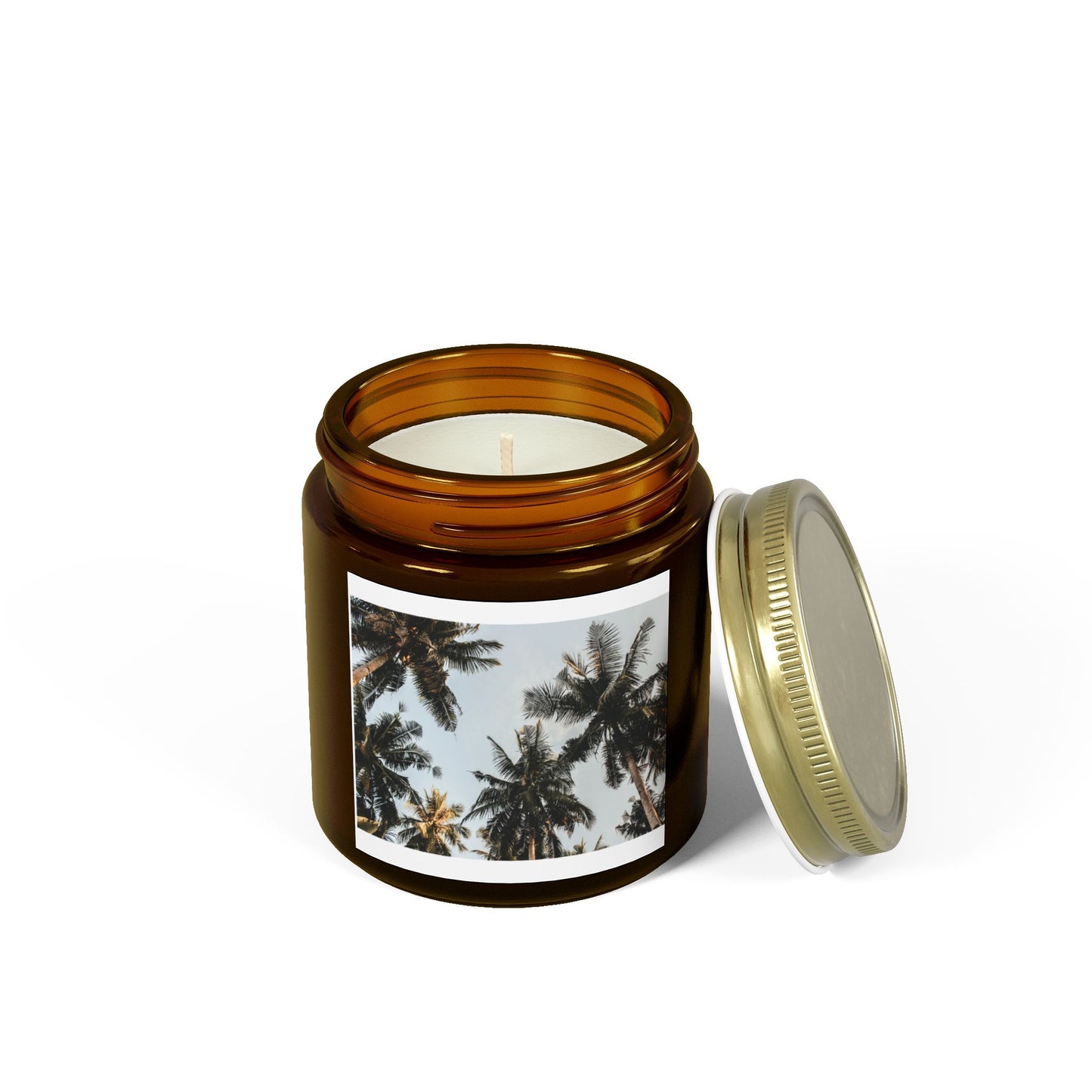 Tropical Oasis Scented Candle - Coconut Apricot Wax (4oz & 9oz)