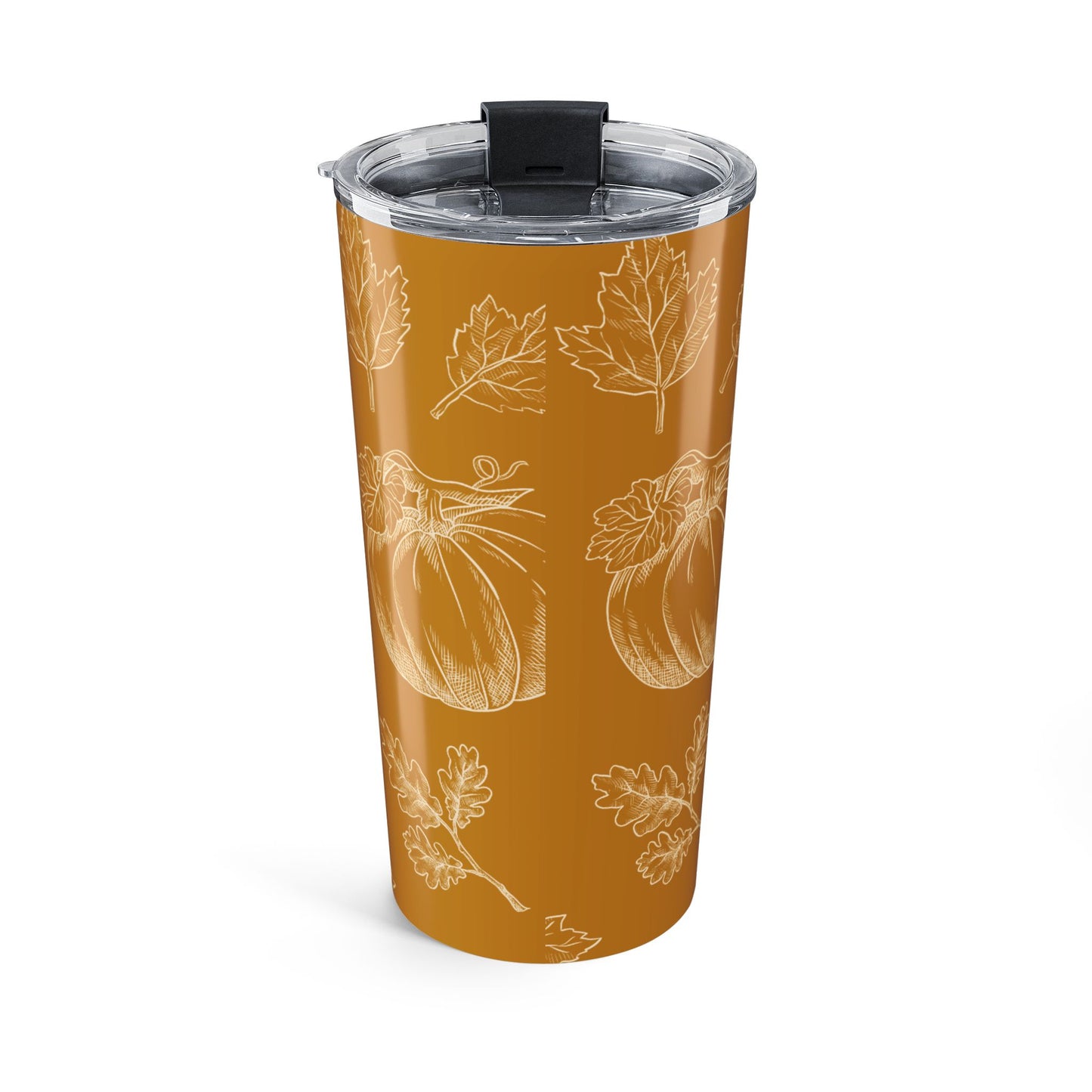 Autumnal Tumbler 20oz, Fall Travel Mug, Pumpkin Decor Cup, Thanksgiving Gift, Rustic Coffee Tumbler, Seasonal Drinkware