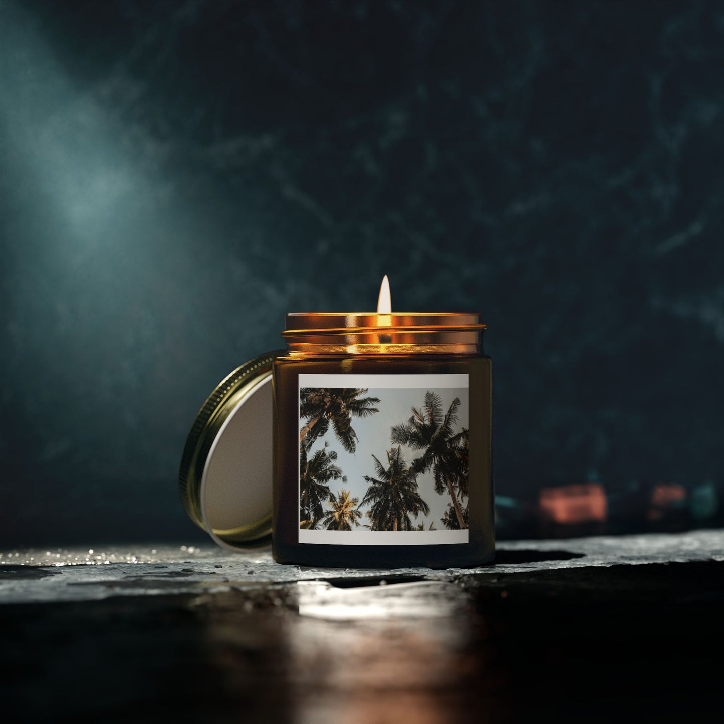 Tropical Oasis Scented Candle - Coconut Apricot Wax (4oz & 9oz)